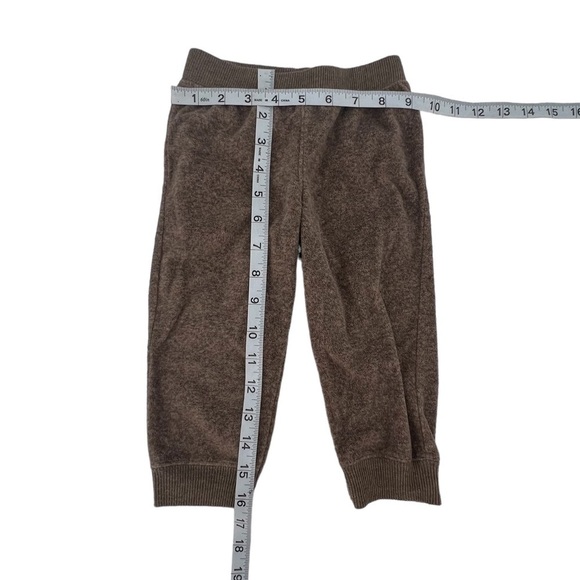 just one you By Carter’s Blue Brown Fleece Vest and Jogger Set Size 12 Months - Picture 9 of 9